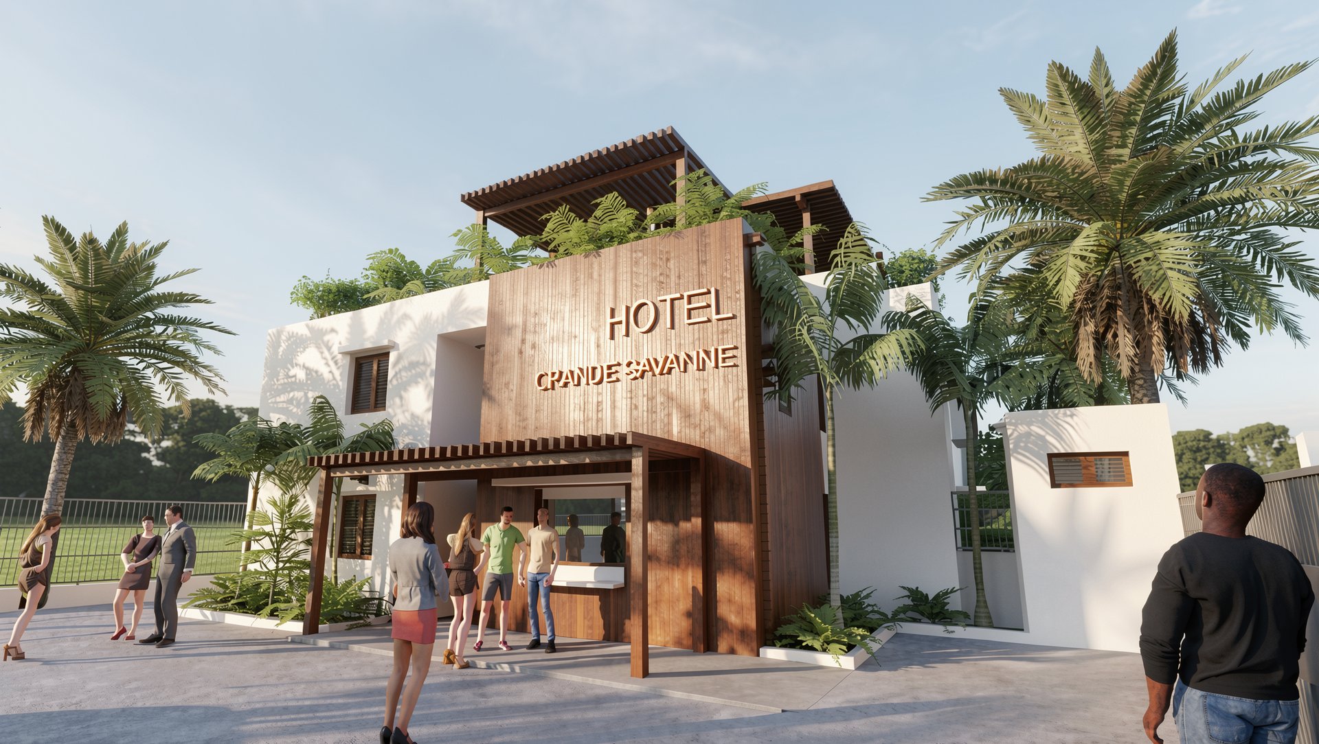 Hôtel Marie-Galante — Grand-Bourg, architecture touristique